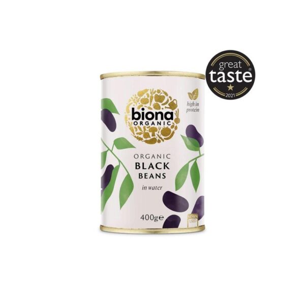 Biona Organic Black Beans 6X400G