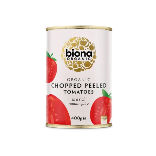 Biona Organic Chopped  Tomatoes 12x400g