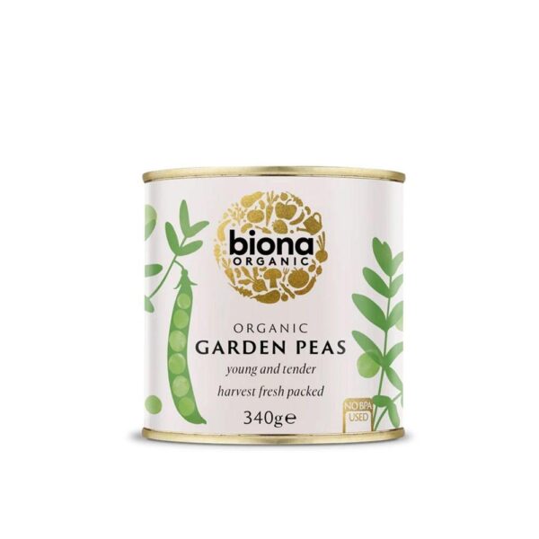 Biona Organic Garden Peas Can 6X340G