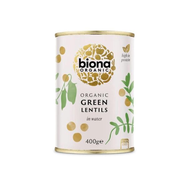 Biona Organic Lentils Green 6X400G