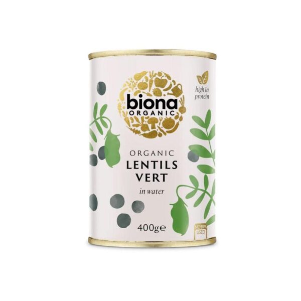 Biona Organic Lentils Vert 6X400G