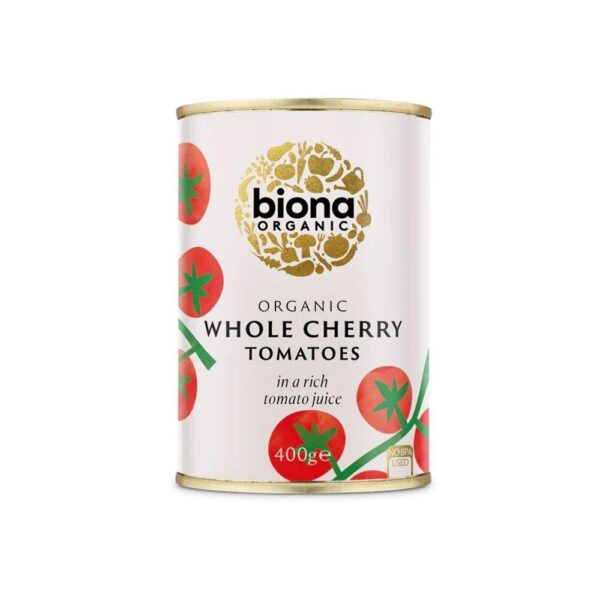 Biona Organic Whole Cherry Tomatoes 12X400G