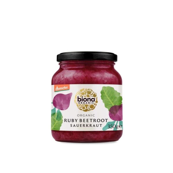 Biona Sauerkraut Ruby Beetroot 6X350G