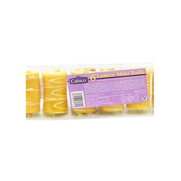 Cabico 6 Mini Rolls Lemon
