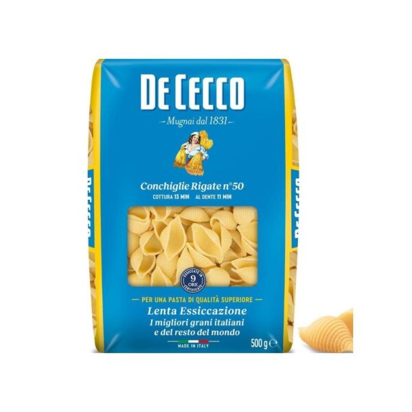 De Cecco No50 Conchiglie Regate 24X500G