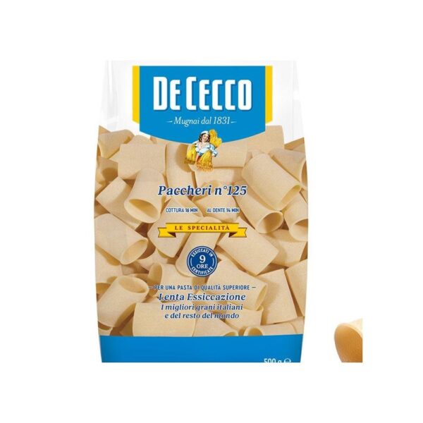 De Cecco Paccheri No 125 12X500G