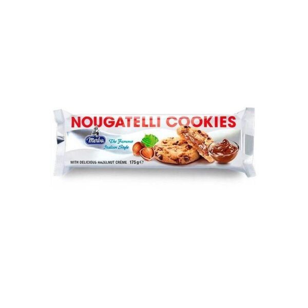 Merba Nougatelli Cookies 22X175G