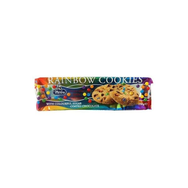 Merba Rainbow Cookies 22 x150gr