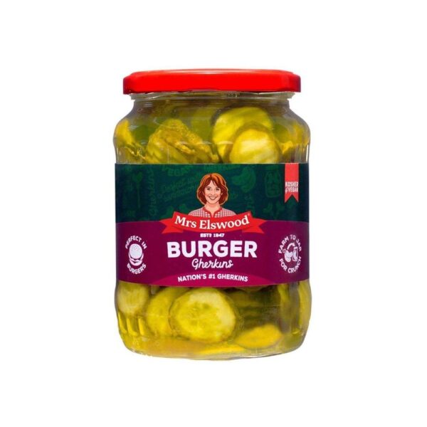 Mrs.Elswood Burger Gherkins 6X670G