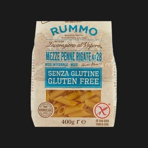 Rummo Mezze Penne Gluten No28 12x500gr