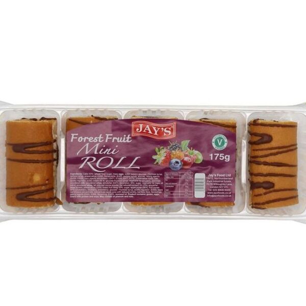 Jays Mini Roll Forest Fruits 8x175g