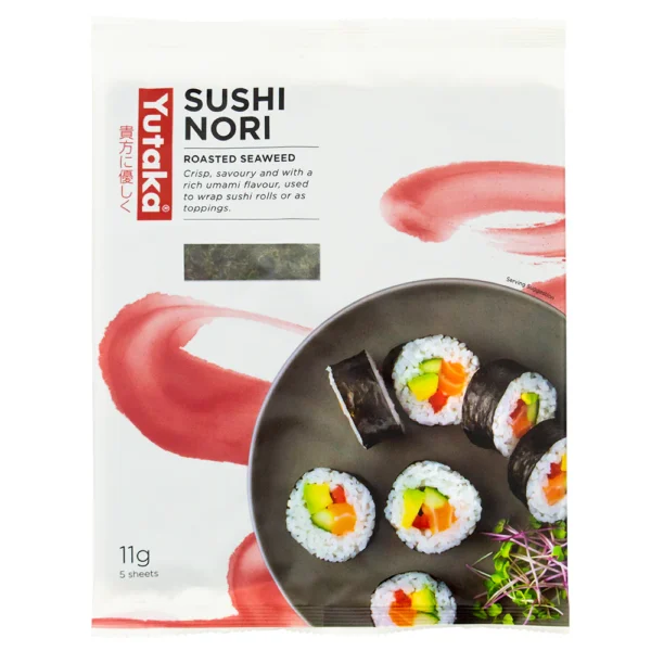 Yutaka Roasted Seaweed -Sushi Nori (5pc) 20x11gr