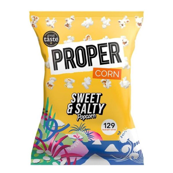 Proper Popcorn Sweet & Salted 8X90gr