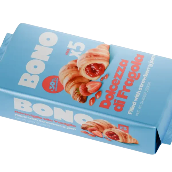 Bono Croissant Strawberry Multi Pck 6x5x40g