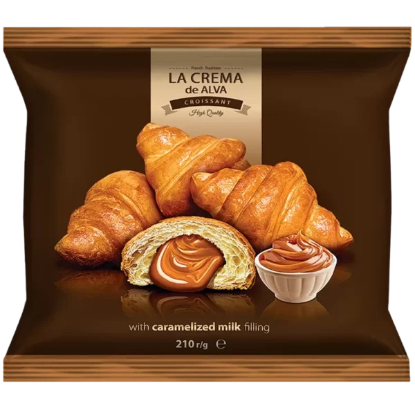 La Crema De Alma Filled Caramel Croissants 10x 210g