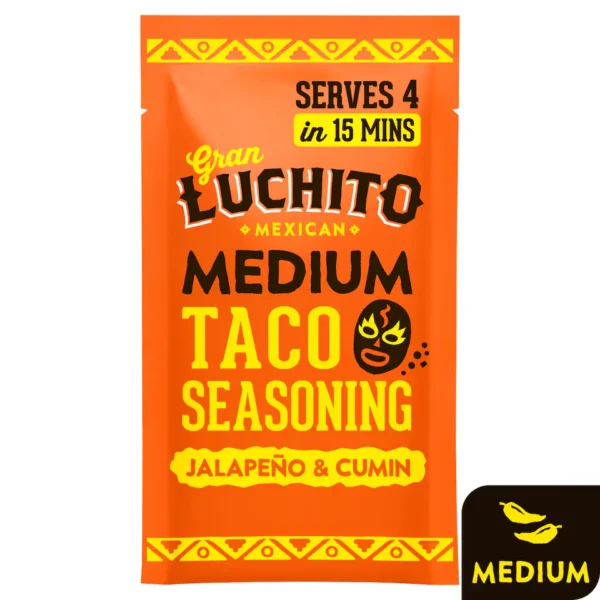 Gran Luchito Medium Taco Seasoning 10x28g