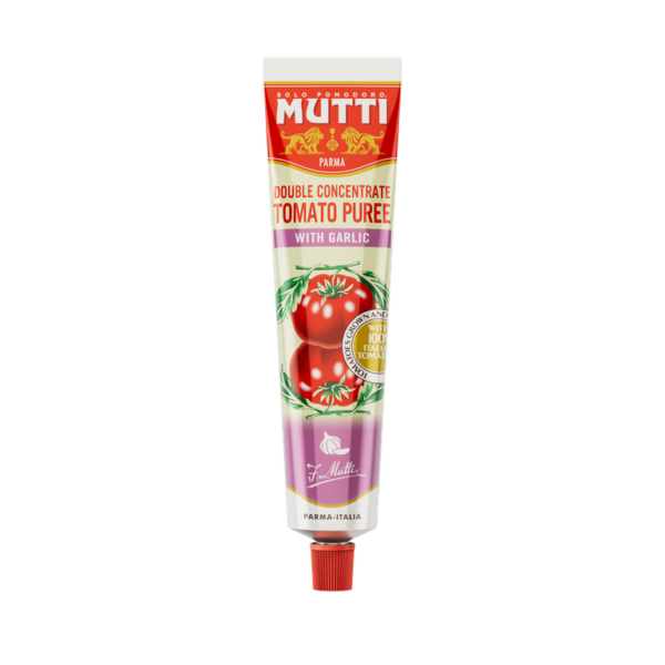 Mutti Double Concentrate Tomato Puree with Basil 24 x 130g