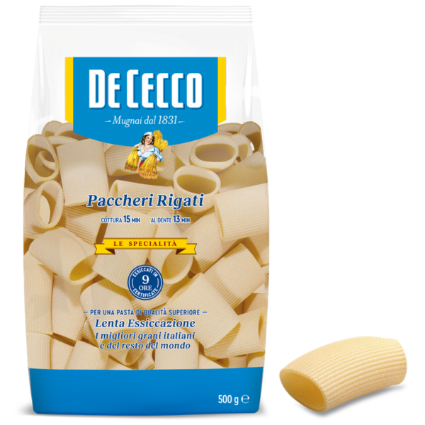 De Cecco Paccheri Rigati No 130 12x500g