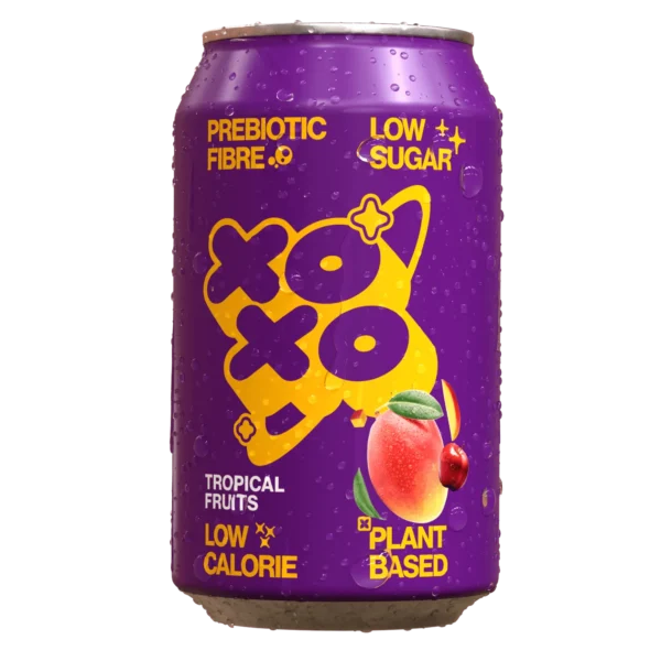 XOXO Tropical Prebiotic Soda 12x330ml