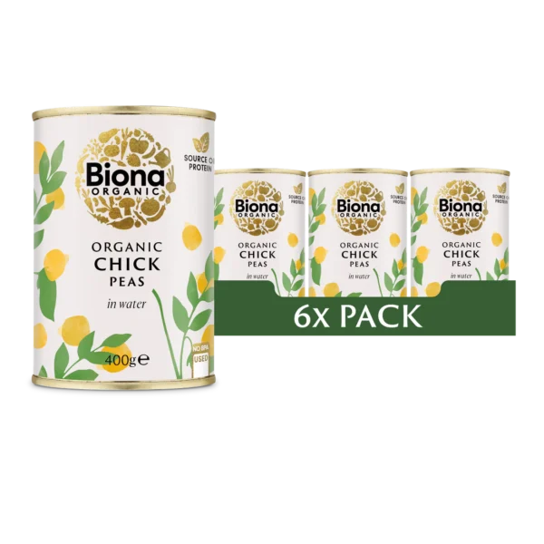 Biona Organic Chick Peas 6x400g