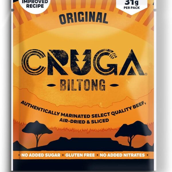 Cruga Original Beef Biltong 12x25g