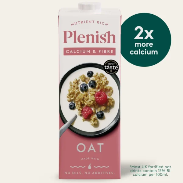 Plenish Calcium  Fibre Enriched - Oat Milk 8X1L