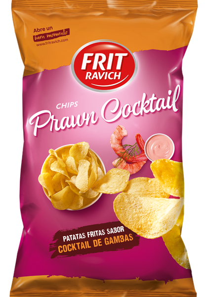 Frit Ravich Prawn Cocktail Chips 12X125Gr