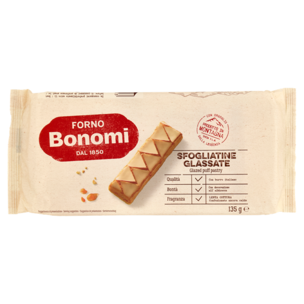 Bonomi Sfogliatine Glassate Puff Pastry 20X135Gr
