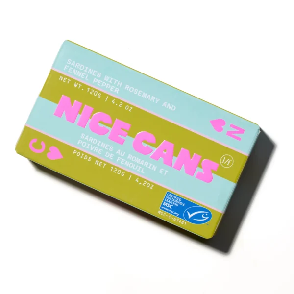 NiceCans Sardines Rosemary& Fennel 8x120g