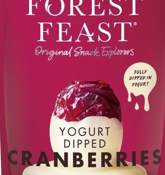 Forest Feast  Yogurt Dipped Cranberries 6X200g
