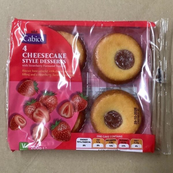 Cabico 4Strawb Cheesecake 12x200g