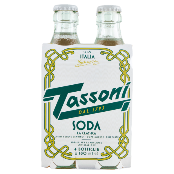 Tassoni Soda Water 24X180ML